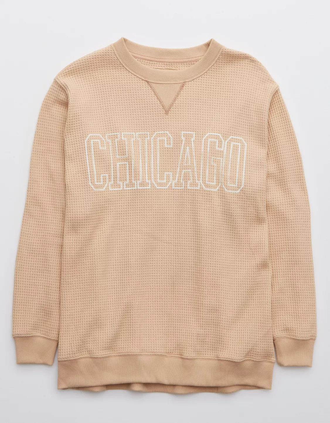 Aerie The Sweat Waffle Crew Neck Sweatshirt | American Eagle Outfitters (US & CA)