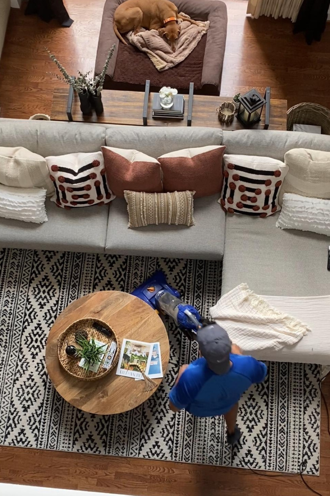 Admiring this view of my living room when I lived at my condo! When we sold it, they asked if it was staged! 

Throw pillows, rugs, and decor can definitely elevate a space! 

#LTKHome #LTKGiftGuide #LTKSeasonal