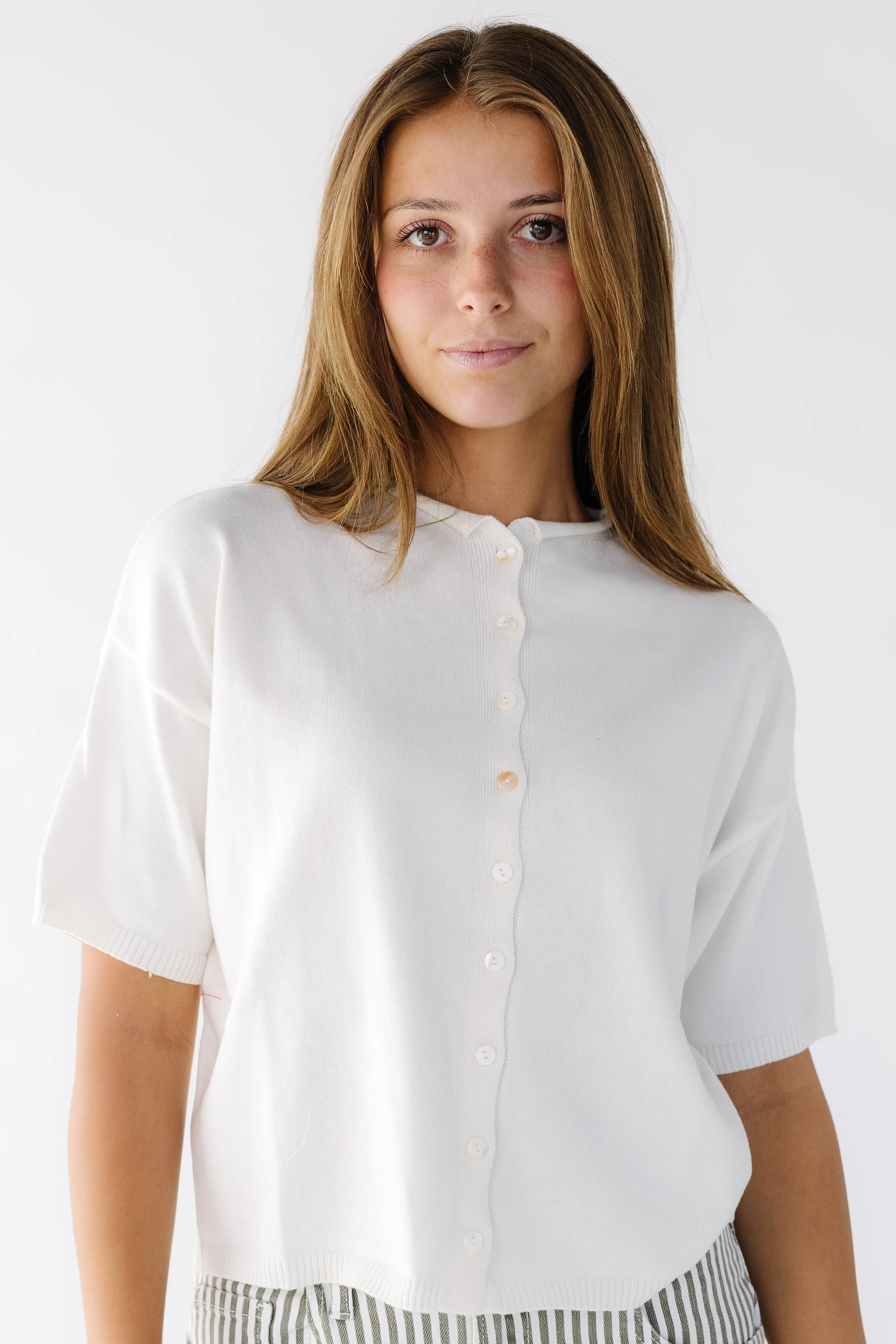 Modest Lucy Short Sleeve Cardigan | Called To Surf