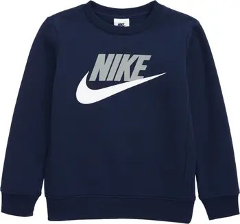 Kids' Swoosh Graphic Crewneck Sweatshirt | Nordstrom Rack