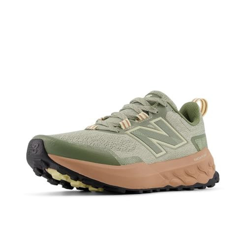 New Balance Women's Fresh Foam X Garoé V2 Trail Running Shoe, Olivine/Landslide/Dark Olivine, 5.5 Wide | Amazon (US)