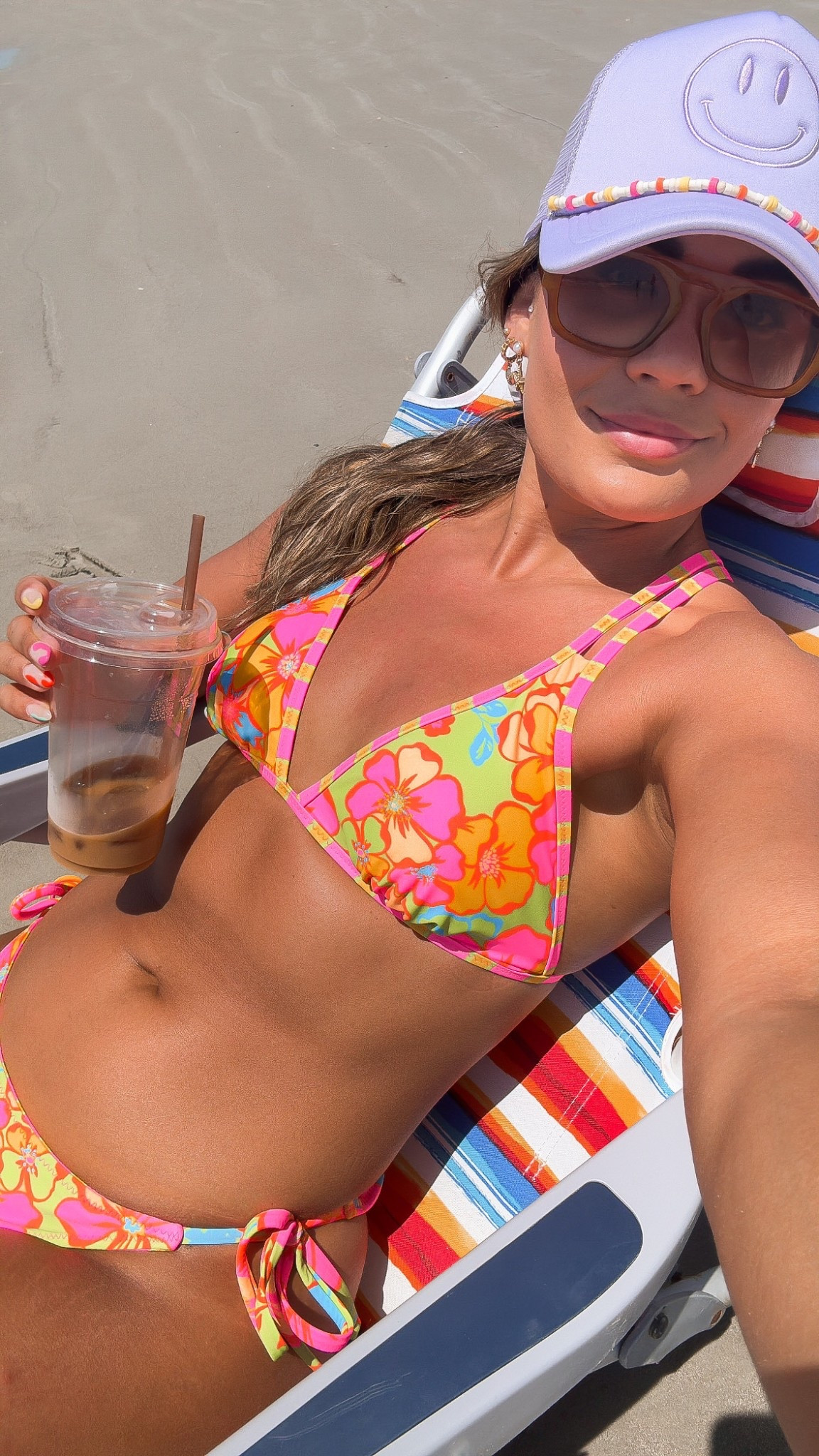 Floral swim, beach outfit, vacation, shell earrings 

#LTKSeasonal #LTKSwim #LTKStyleTip