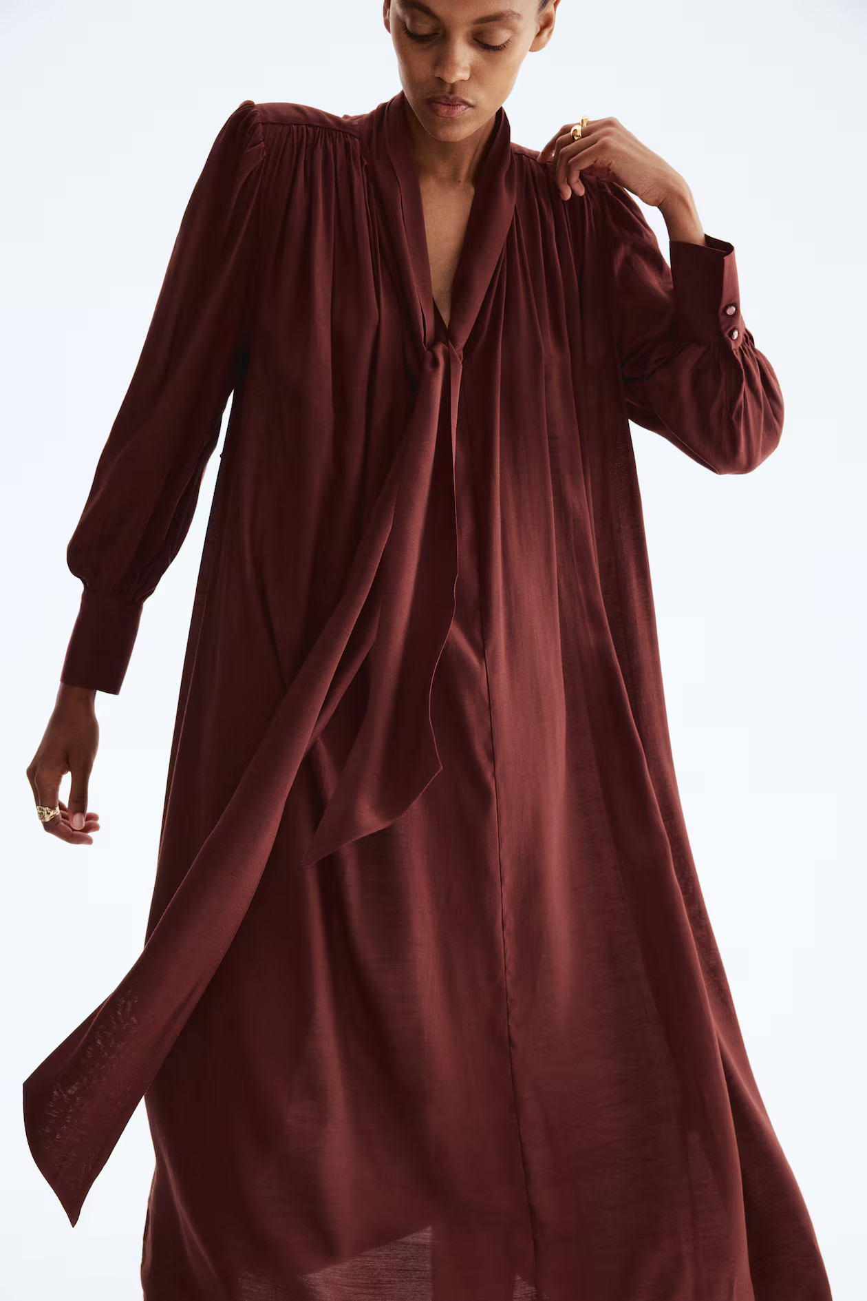 Bow-Collar Shirt Dress | H&M (US + CA)