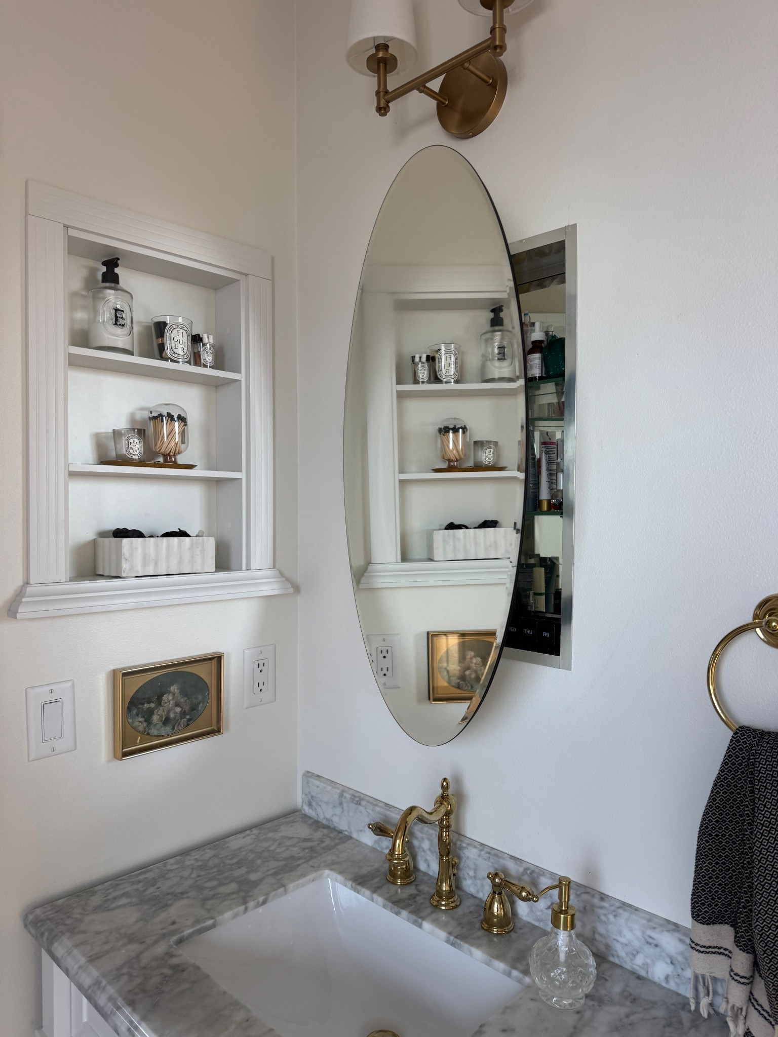 recessed medicine cabinet? Yes please 🤌

#LTKHome #LTKmorningroutine #LTKBeauty