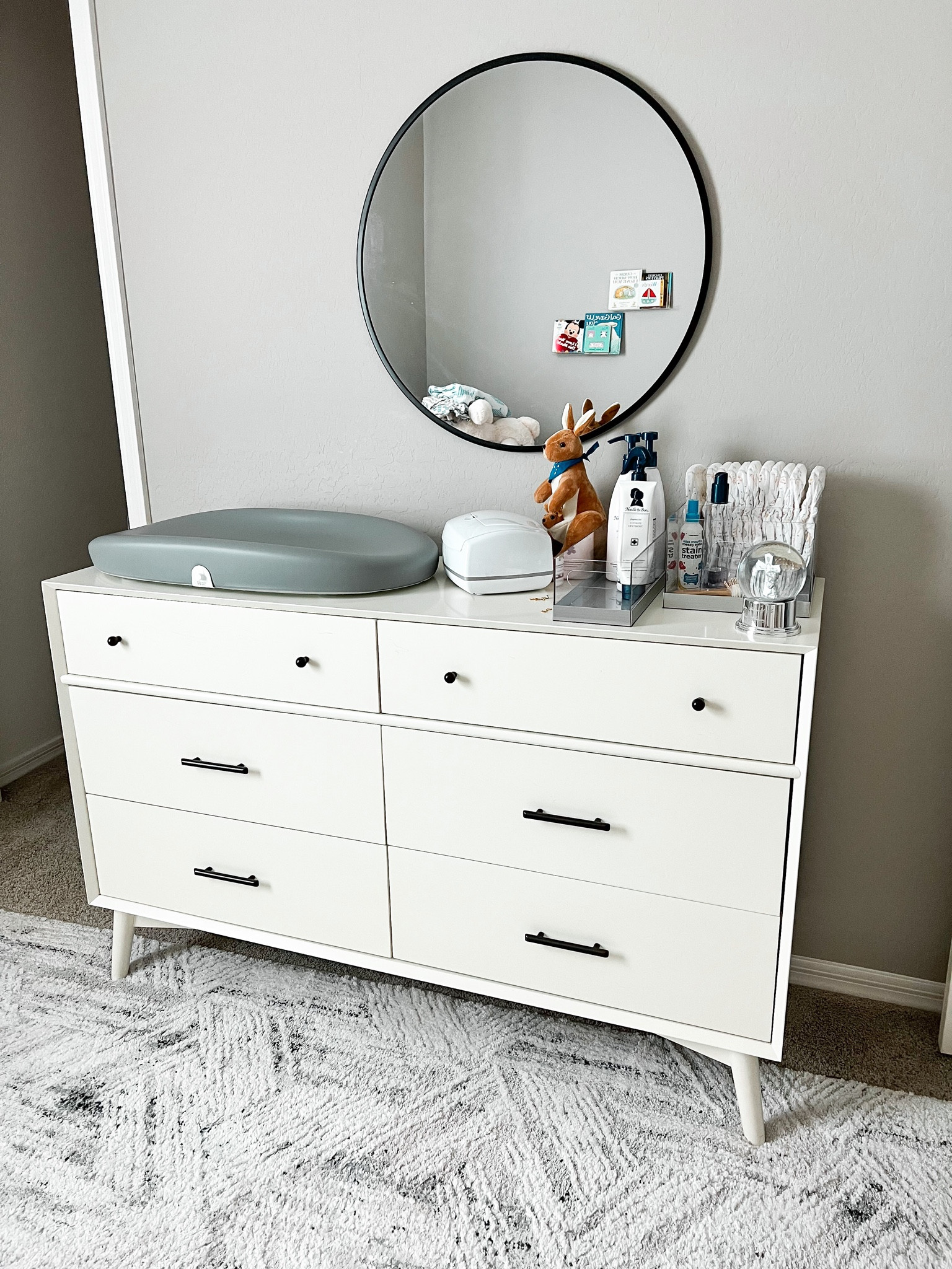 Zachary’s Nursery🤍 //linked everything/similar items! 

#babyroom #babynursery #nurseryroom #nurseryessentials #nurserydresser #babydresser #home #nurserydecor #nurserymusthaves #babymusthaves #newborn #toddler #nurseryinspo #nurseryideas #changingpad #hatchgrow #pbkfinds #pbk #potterybarnkids #nurserycaddies #noodleandboo #roundmirror #babyregistry #babyregistrymusthaves #babygifts #giftideasfornewmom #giftideasformomtobe #babyshower #babyshowergiftideas #huggies #targetfinds #targethome #ltkfamily #ltkfind #ltkkids 

#LTKbaby #LTKhome #LTKbump