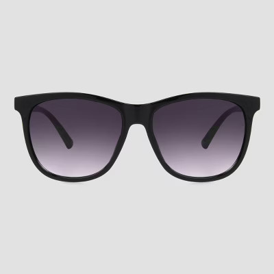 Women's Square Sunglasses - A New Day™ Black | Target