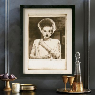 Framed Bride of Frankenstein Wall Art | Grandin Road