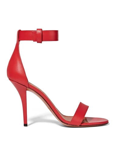 Retra sandals in red leather | NET-A-PORTER (US)