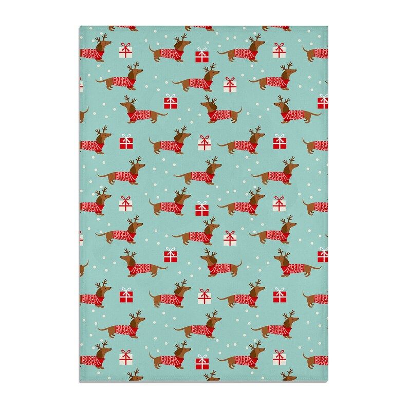Christmas Dachshund Sausage Dog Tea Towels Gift Present Family | Etsy | Etsy (US)