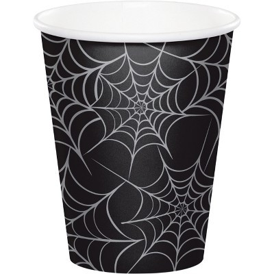 Silver Web Cups Black | Target