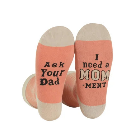 Funny Socks for Women and Gifts for Mom or Wife Birthday Gifts Christmas Stocking Stuffers or Fun Gifts for Women FunnyFeet (PinkMom) | Walmart (US)