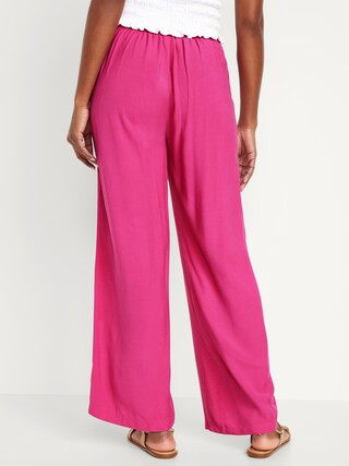 High-Waisted Playa Wide-Leg Pants | Old Navy (US)