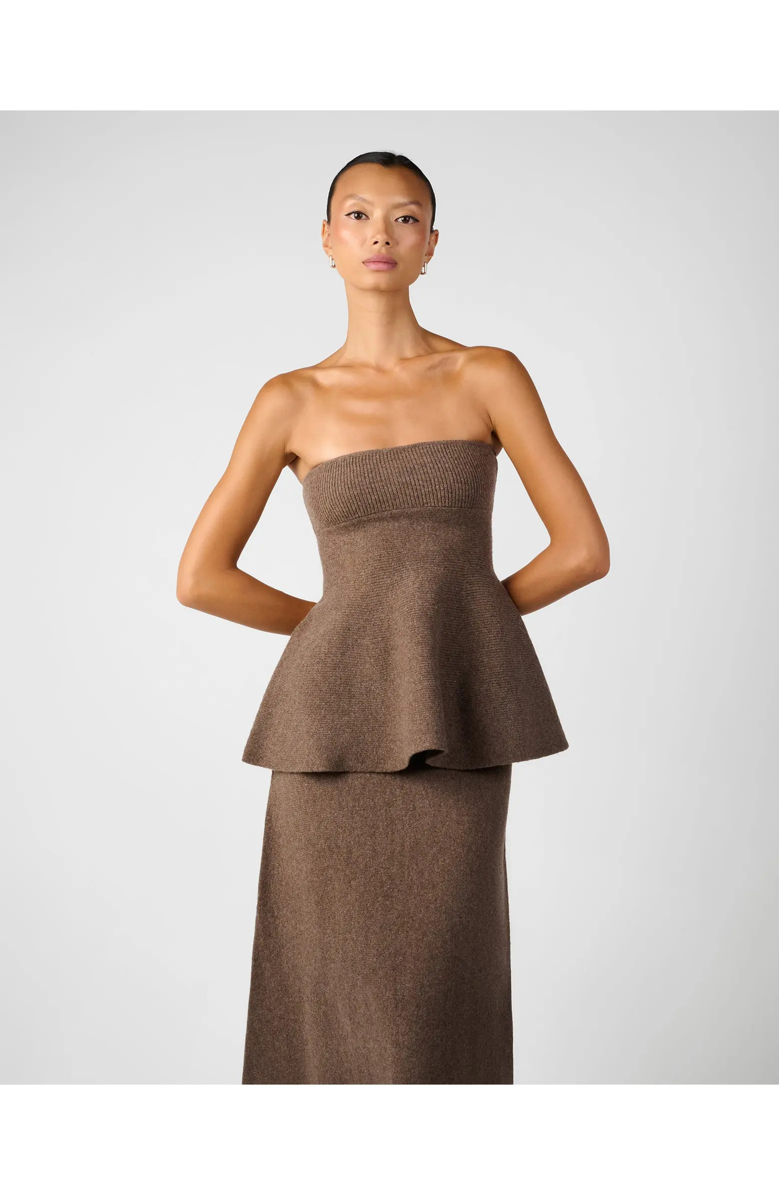 Strapless Peplum Top | Nordstrom