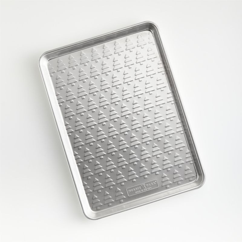 Embossed Tree Sheet Pan | Crate and Barrel | Crate & Barrel