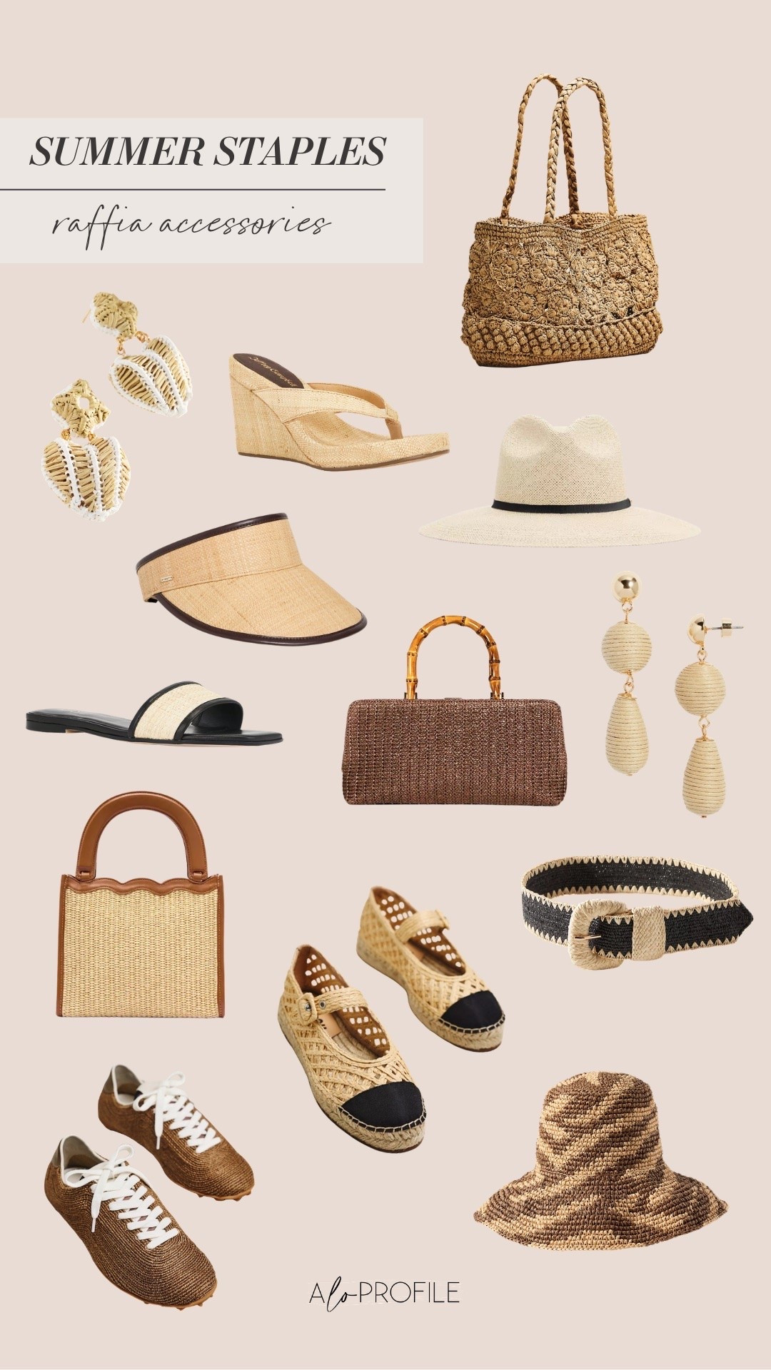 Raffia Accessories // summer accessories, summer style, summer trends, summer wardrobe, raffia bag, raffia shoes, raffia, beach vacation, resort wear, vacation looks, vacay style