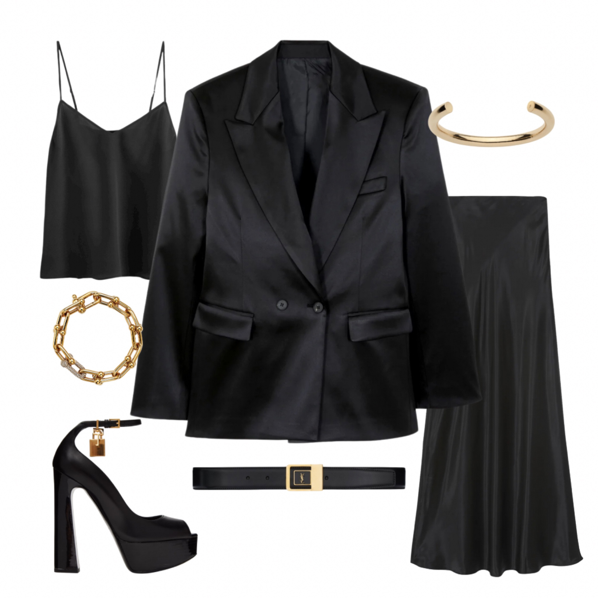 Curated for Ashley Earle: Silky sexy night out

#LTKstyletip #LTKover40