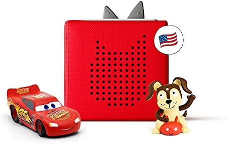 Toniebox Audio Player Starter Set with Lightning McQueen and Playtime Puppy - Red | Amazon (US)