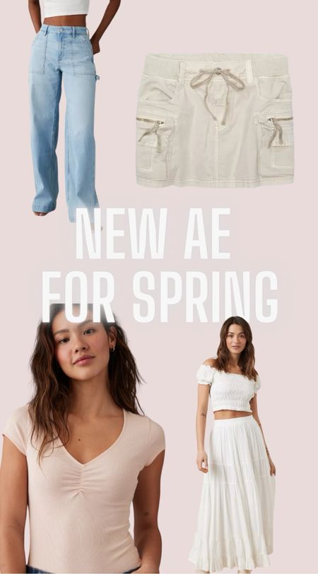 New styles for Spring 2024 at American Eagle. Loving the AE cargo skort - so practical and trendy!



#LTKSpringSale #LTKfindsunder100 #LTKsalealert