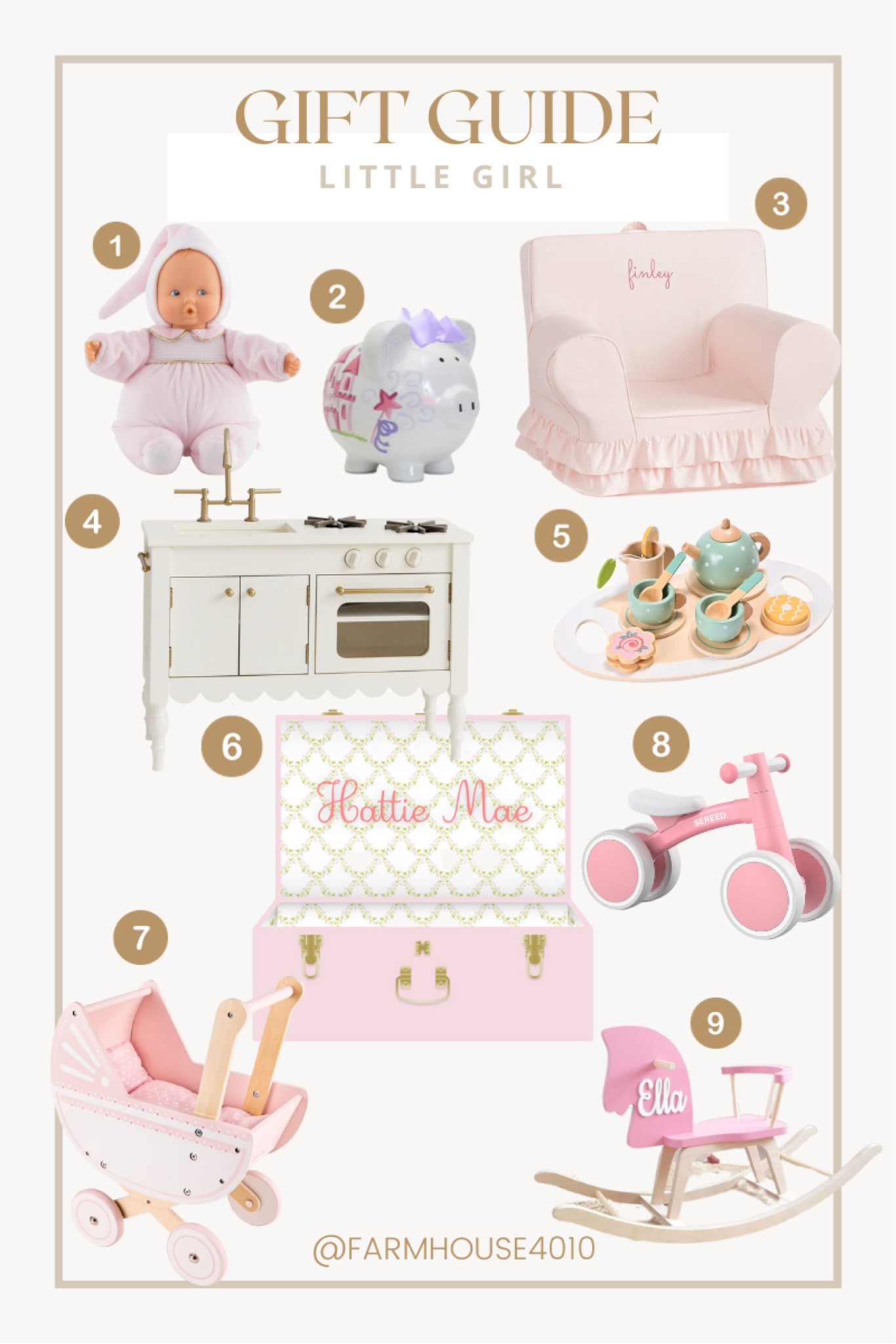 All the sweetest baby girl gifts! 🎄 
#giftguides #girlgifts #babygifts 

#LTKHolidaySale #LTKbaby #LTKHoliday