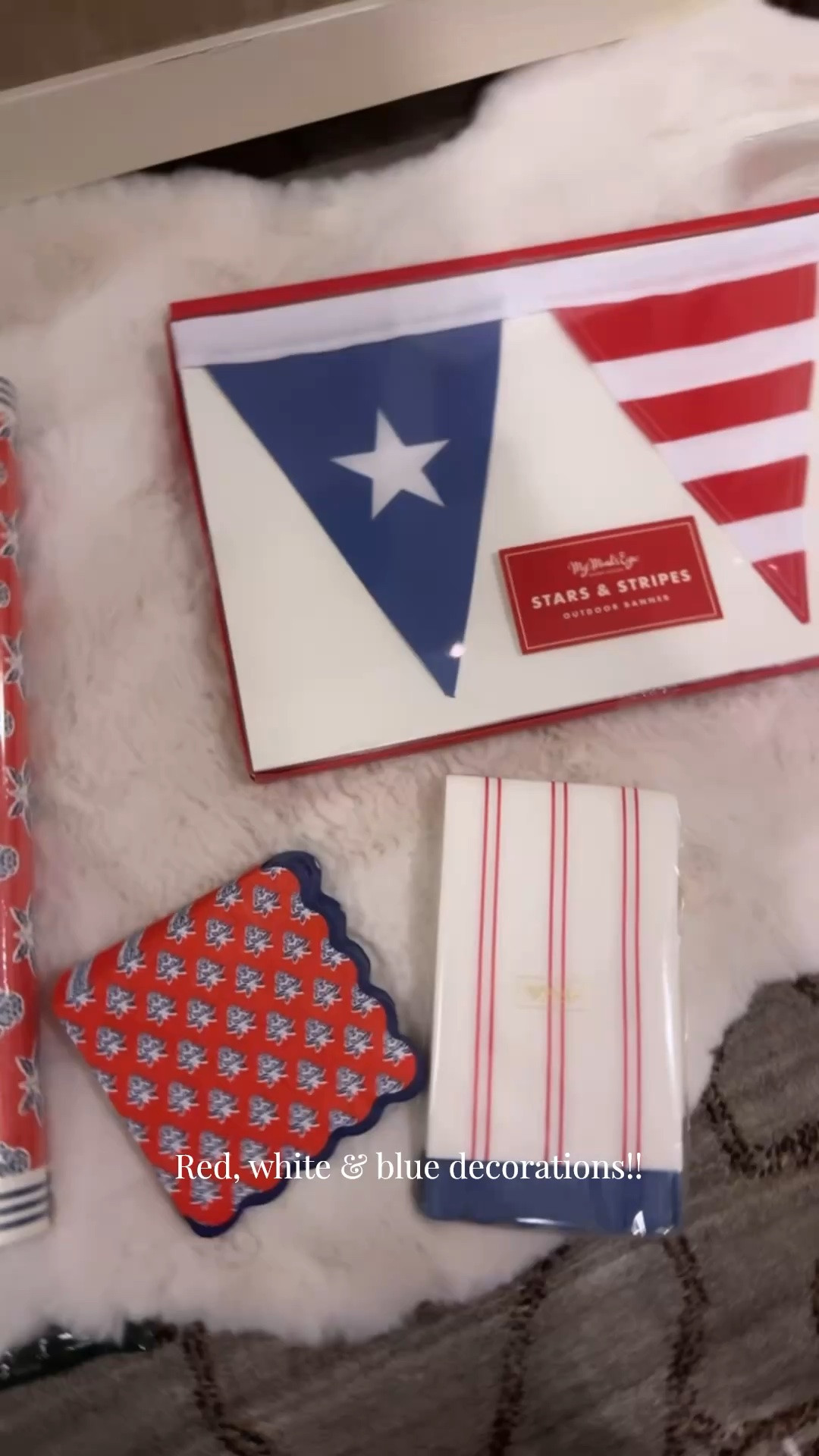 Red, white & cute 🇺🇸✨

I may have gone a little overboard with the bows, stars, and patriotic goodies this year, but these paper goods were just too cute to pass up! ❤️🤍💙

If you’re hosting for the 4th, a summer BBQ, or just love festive little details, these are such an easy way to make everything feel extra special without spending a fortune.

Linked all my favorites! 🇺🇸✨
@mymindseye 
#fourthofjulydecor #patrioticdecor #redwhiteandblue #summerentertaining #partydecor #hostessideas #americanstyle #holidaydecor #affordabledecor #fourthofjulypar

#LTKdayinmylife #LTKmomlife #LTKHome