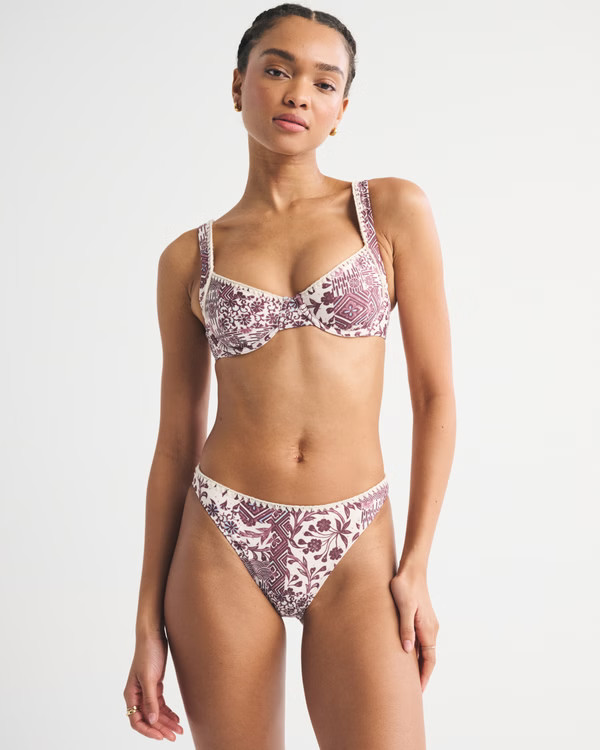 Mid Rise High-Leg Moderate Bottom | Abercrombie & Fitch (US)