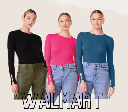 Ribbed bodysuit 
Fall 
Walmart 
Walmart fashion 

#LTKfindsunder50 #LTKGiftGuide #LTKSeasonal