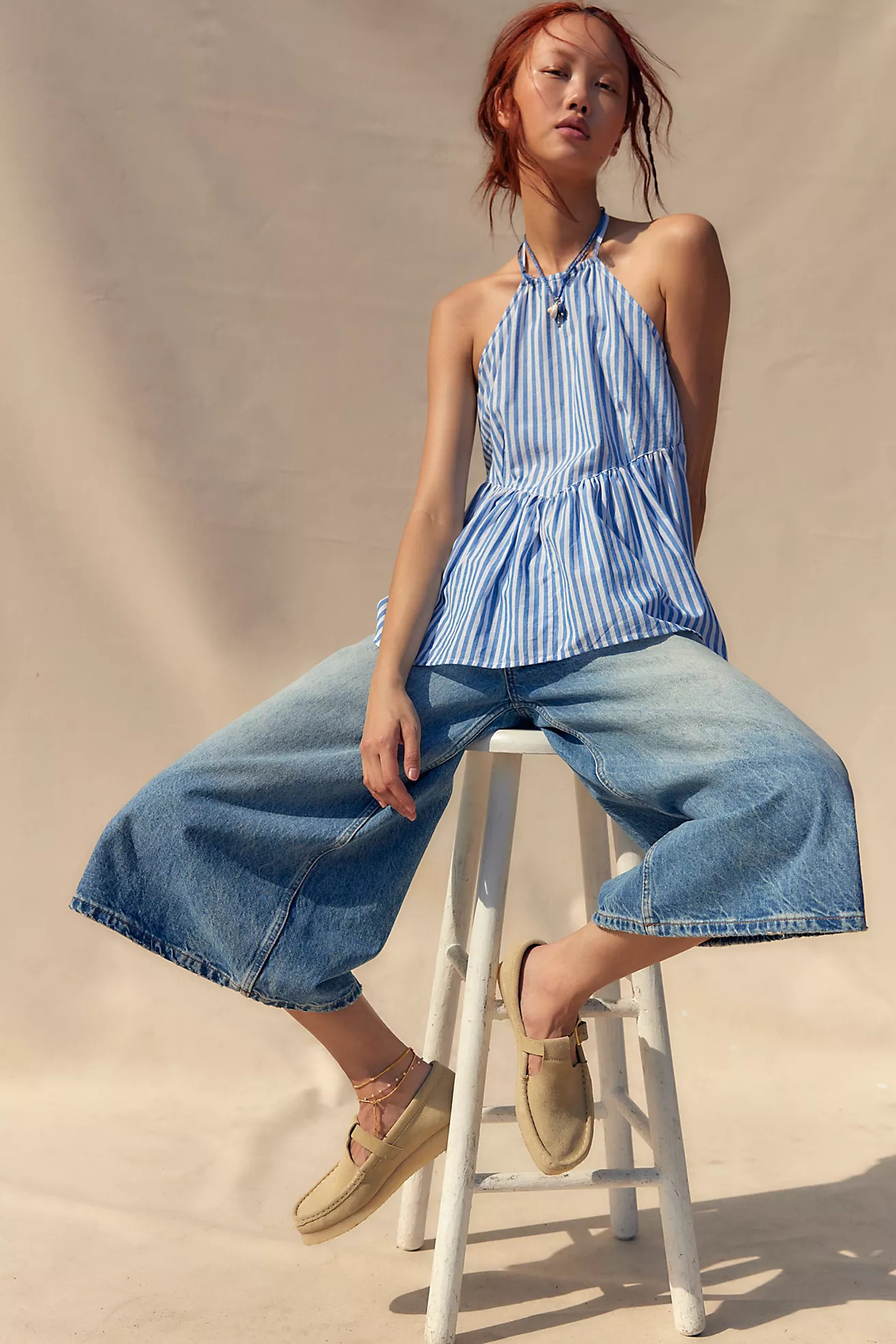 Clarks Wallabee T-Bar Mary Janes | Free People (Global - UK&FR Excluded)