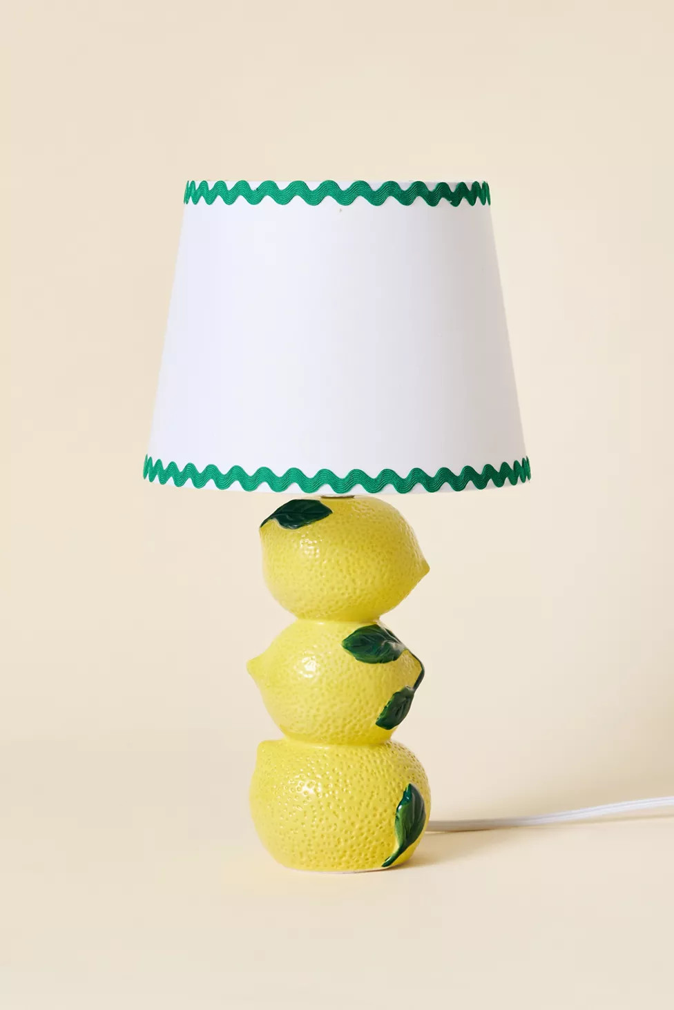 Stacked Lemon Ceramic Table Lamp | Urban Outfitters (US and RoW)