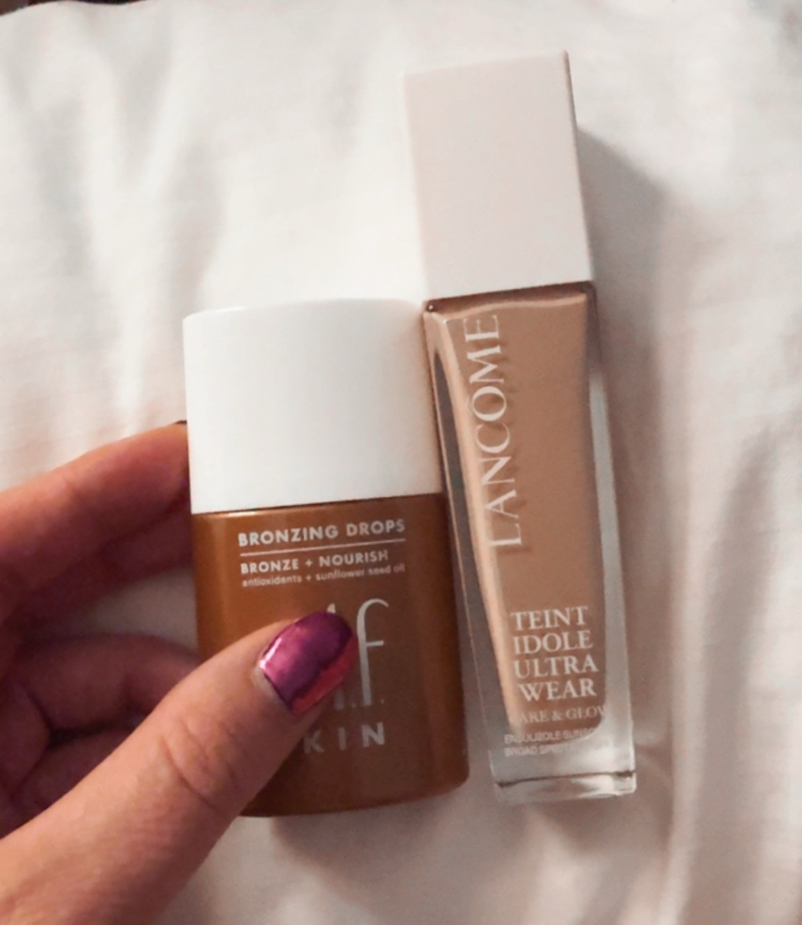 The foundation combo I swear by before festivals to give my face some bronze 🤎

Bronzing drops- color Rose Gold
Lancôme - color 105W

#LTKBeauty #LTKmorningroutine #LTKgrwm