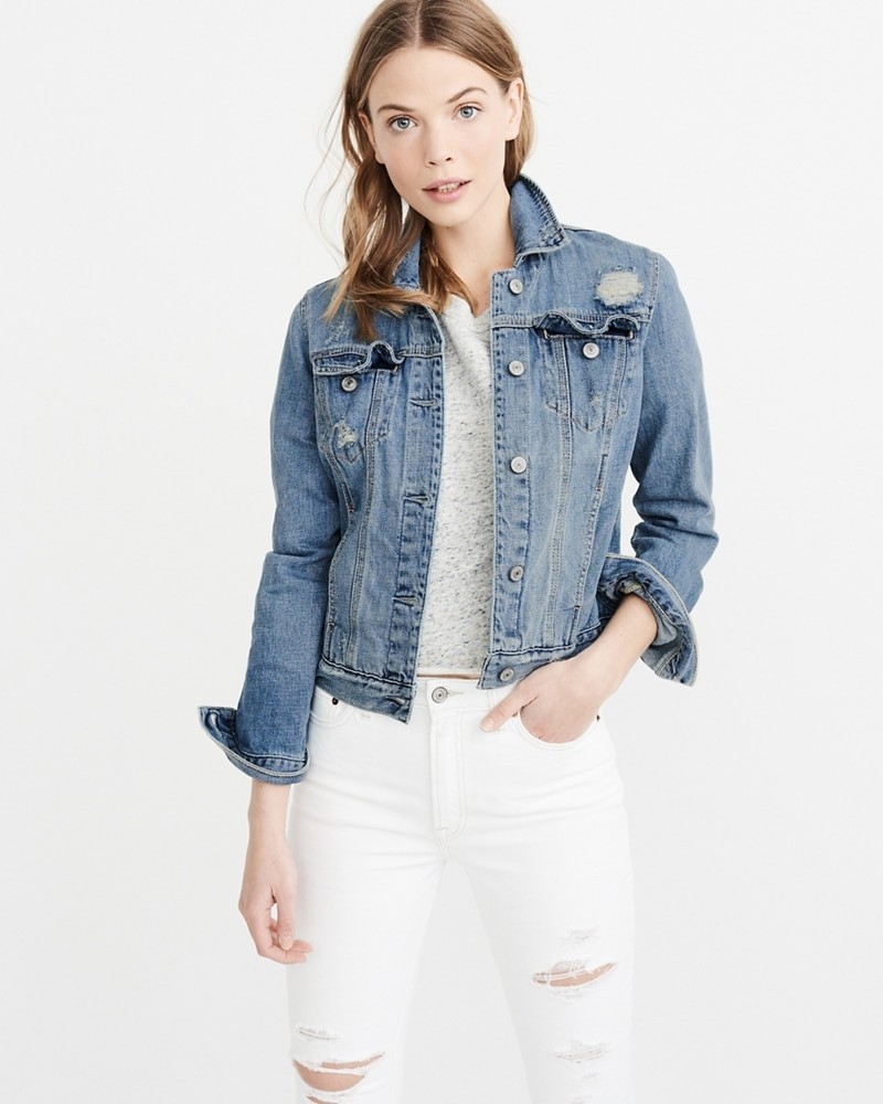 Womens Denim Jacket | Abercrombie & Fitch US & UK
