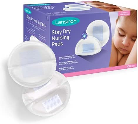 Lansinoh Stay Dry Disposable Nursing Pads for Breastfeeding | Amazon (US)