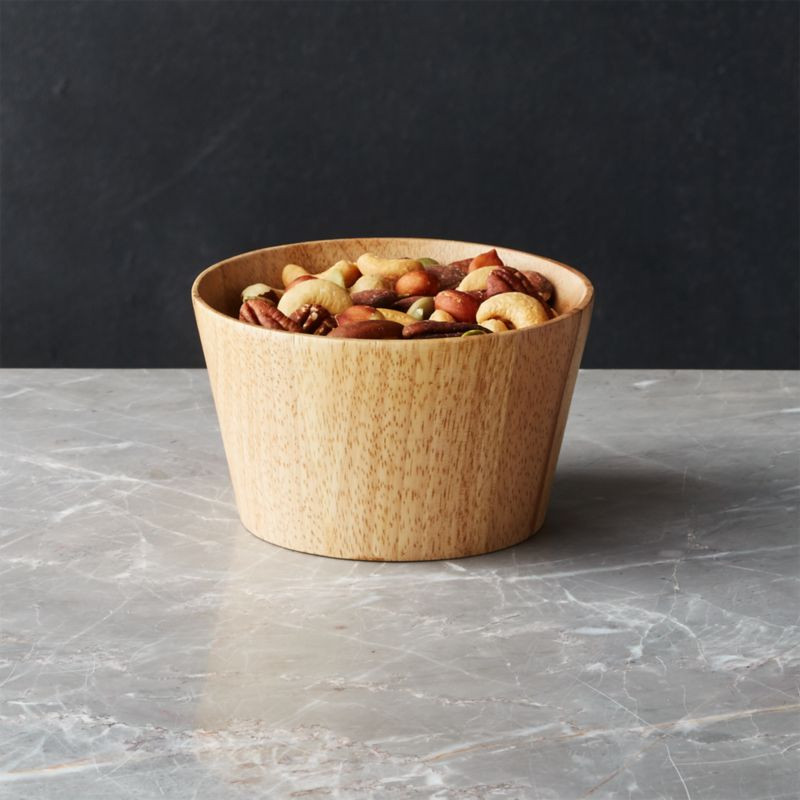 Merge Wood Bowl + Reviews | Crate and Barrel | Crate & Barrel