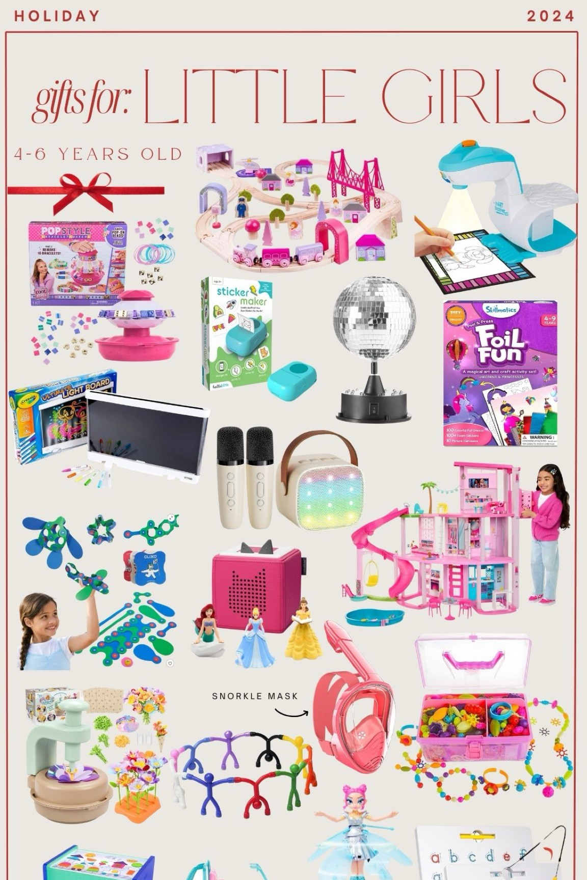 Top gifts for girls 4-6 years old! Find all links on www.navygrace.com 


#LTKGiftGuide #LTKHoliday #LTKCyberWeek