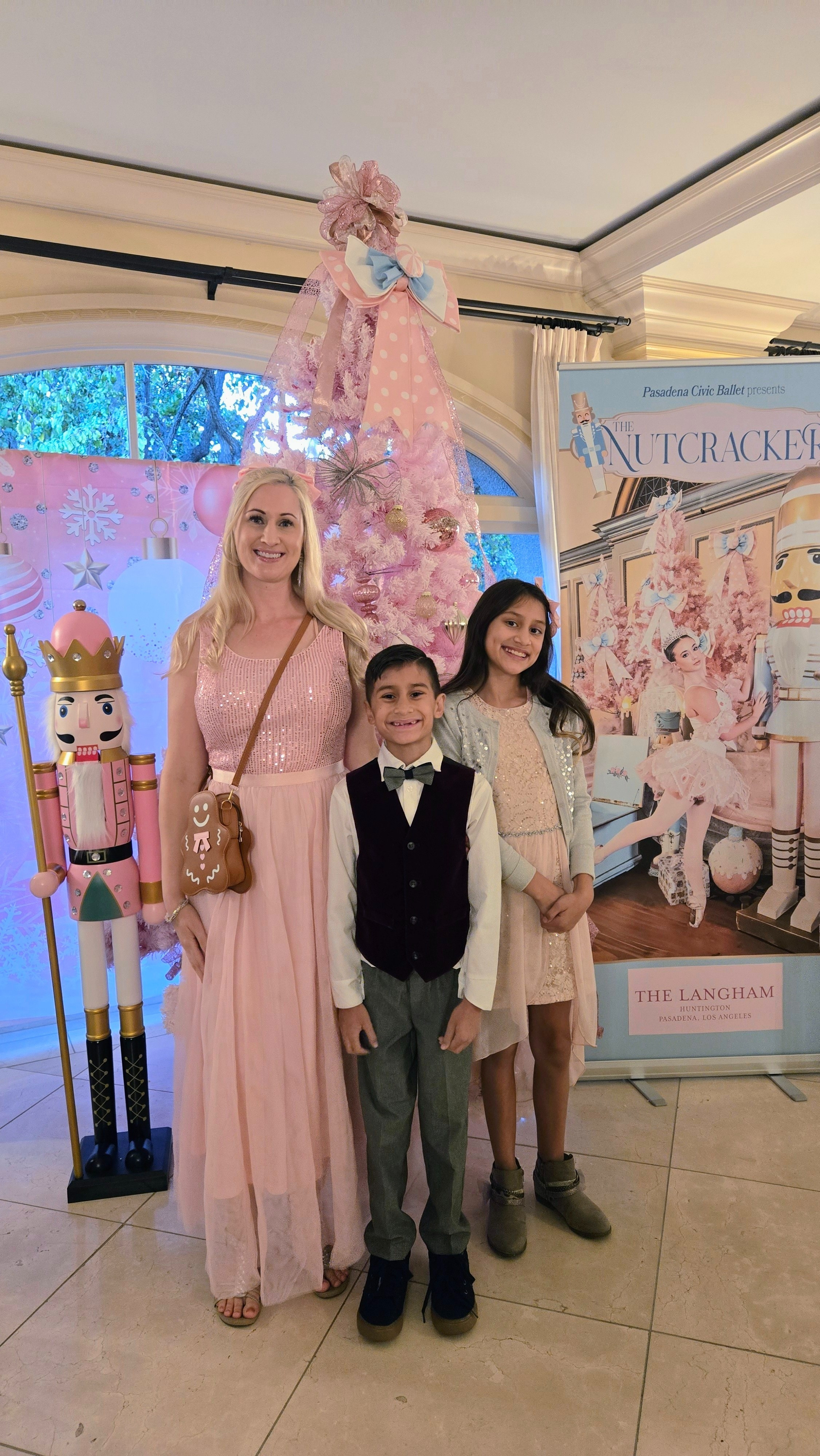 Pink Nutcracker performance outfits women's pink dress and Boys formal outfit velvet vest and bowtie gingerbread purse

#LTKHoliday #LTKStyleTip #LTKFamily