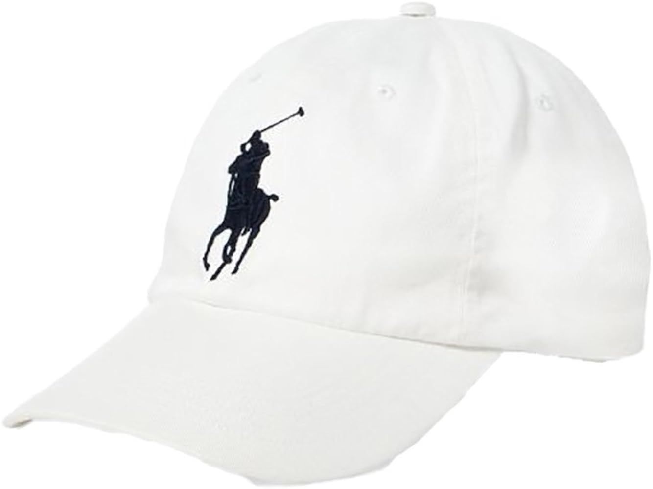 Polo Ralph Lauren Men`s Leather Strap Embroidered Chino Baseball Cap | Amazon (US)