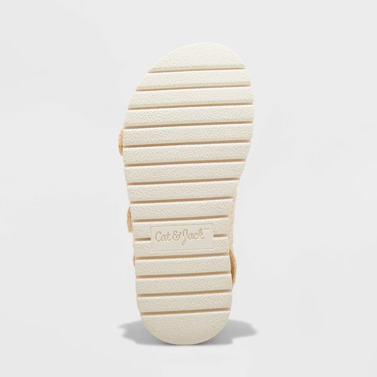 Toddler Girls' Sequerah Raffia Pearl Buckle Sandals - Cat & Jack™ Beige | Target