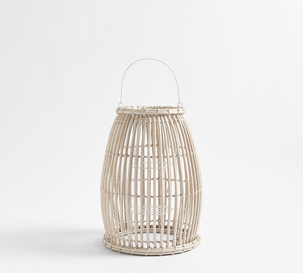 Careyes Handcrafted Outdoor Woven Lantern | Pottery Barn (US)