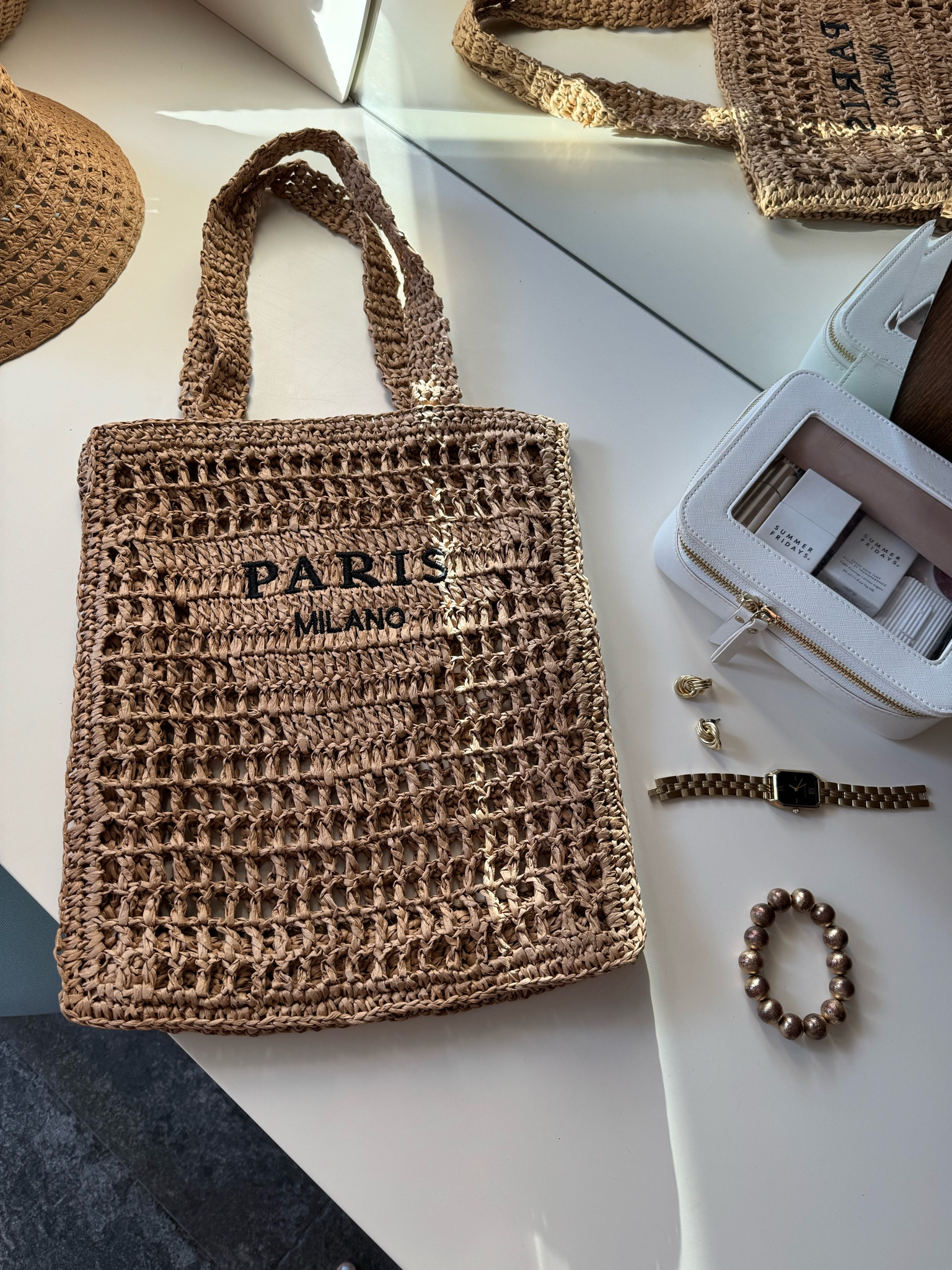 Beach ready bag! This designer inspired bag from Amazon is such good quality! 

#LTKStyleTip #LTKFindsUnder50 #LTKTravel