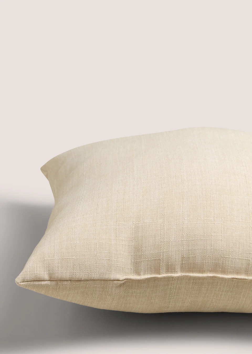 Neutral Linen-Look Cushion | Matalan (UK)