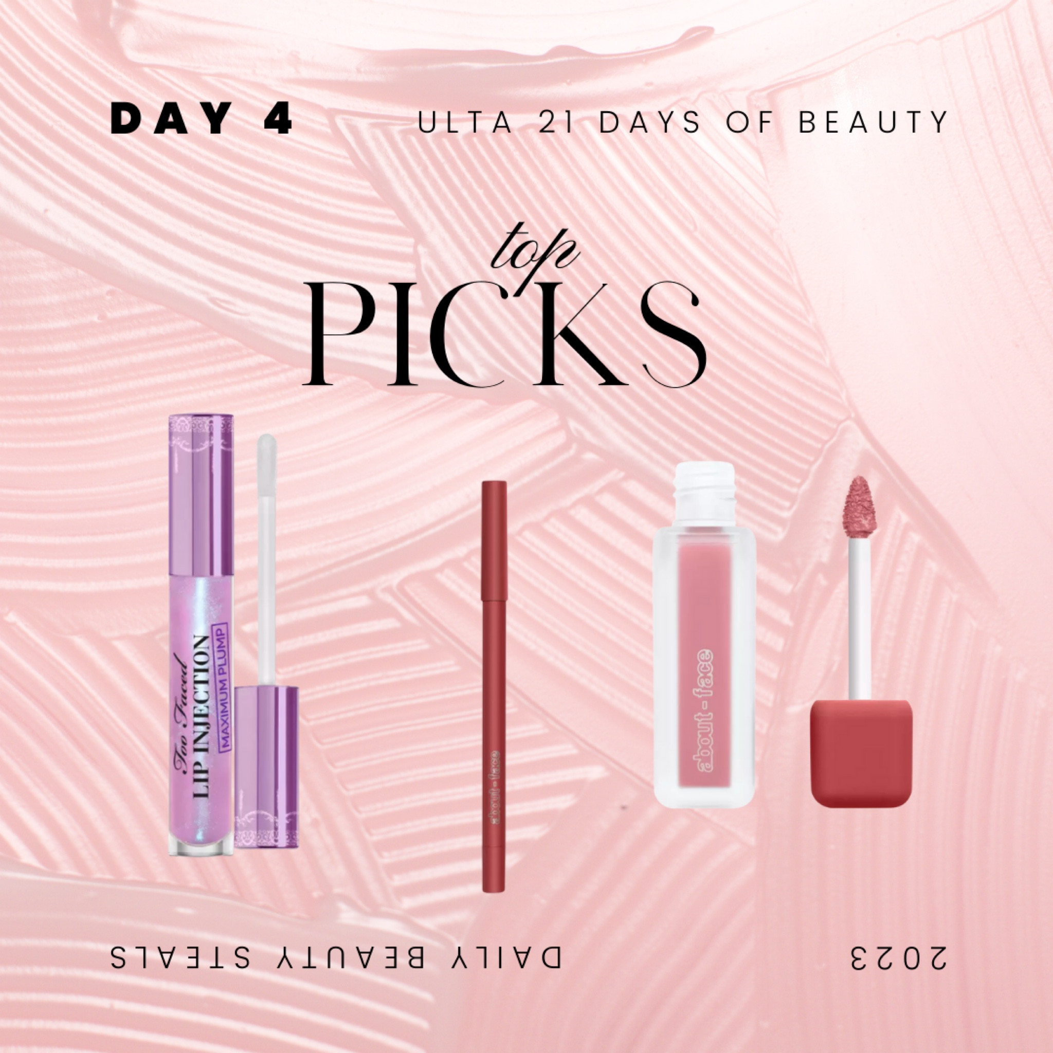 It’s time for the Ulta 21 Days of Beauty event!! Today is all about 50% off lip steals- check out some of my favorite beauty steaks at Ulta here 🤩

Favorite lip colors, lip stains, lip liners, matte lip color

#ultabeauty

#LTKSeasonal #LTKbeauty #LTKsalealert