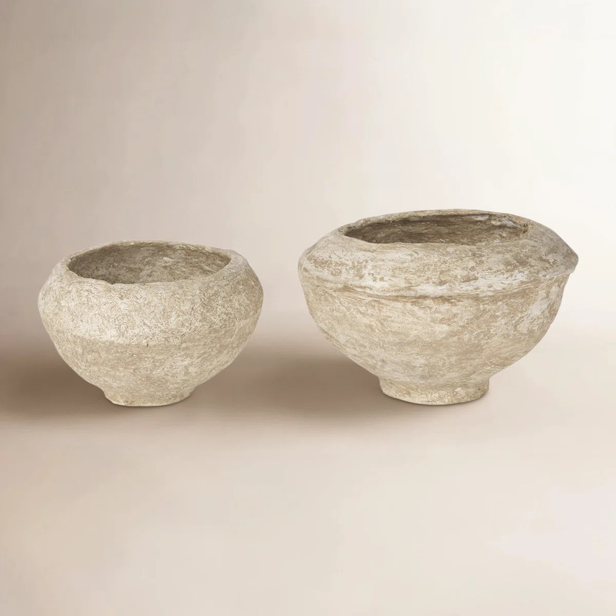 Aldwell 12" W Handmade Paper Mache Decorative Bowls (Set of 2) | Wayfair North America
