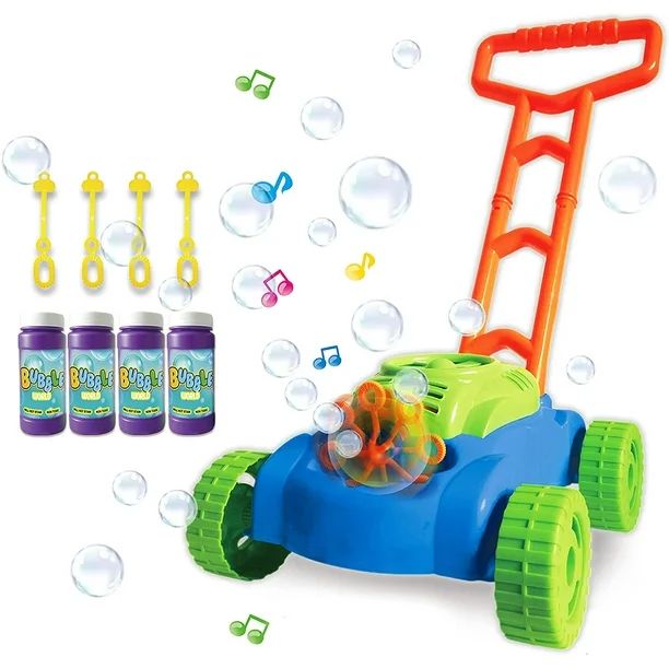 ToyVelt Bubble Lawn Mower for Kids - Automatic Bubble Machine with Music Sounds Best Toys for Tod... | Walmart (US)