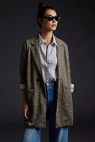 Sanctuary Carleton Knit Longline Blazer | Anthropologie (US)