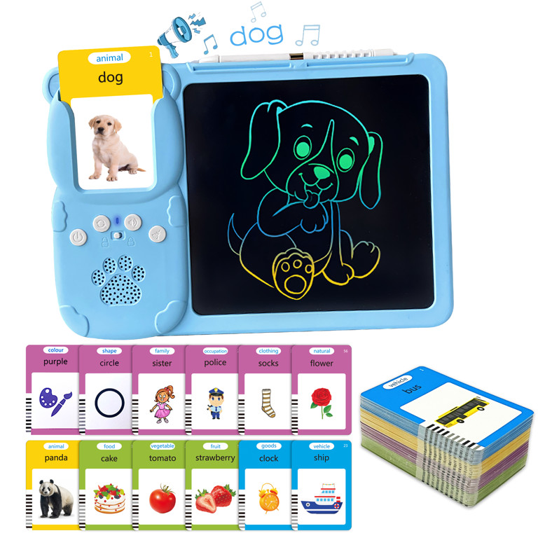 Adofi Talking Flash Cards with Drawing Tablet, Speech Therapy Toys for Toddlers 3-8, LCD Writing ... | Walmart (US)