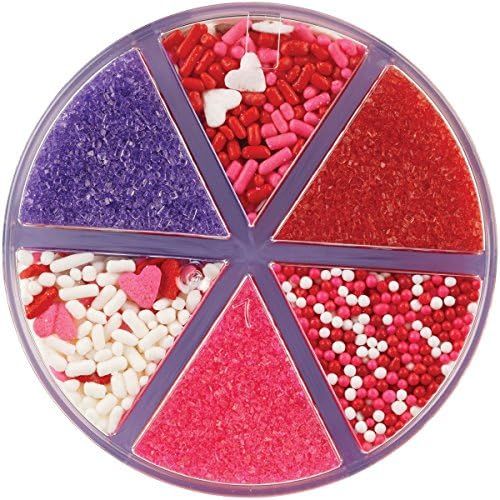 Wilton Sweetheart 6-Cell Valentine Sprinkles Mix | Amazon (US)