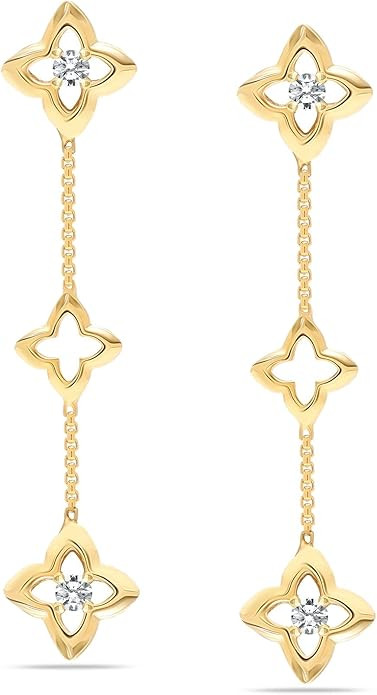 LeCalla 925 Sterling Silver Dangle Earring Lightweight Tassel Long Chain Drop Dangle Earrings for... | Amazon (US)