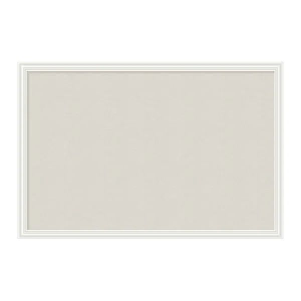 Linen Wall Mounted Bulletin Board 30" x 20" | Wayfair North America