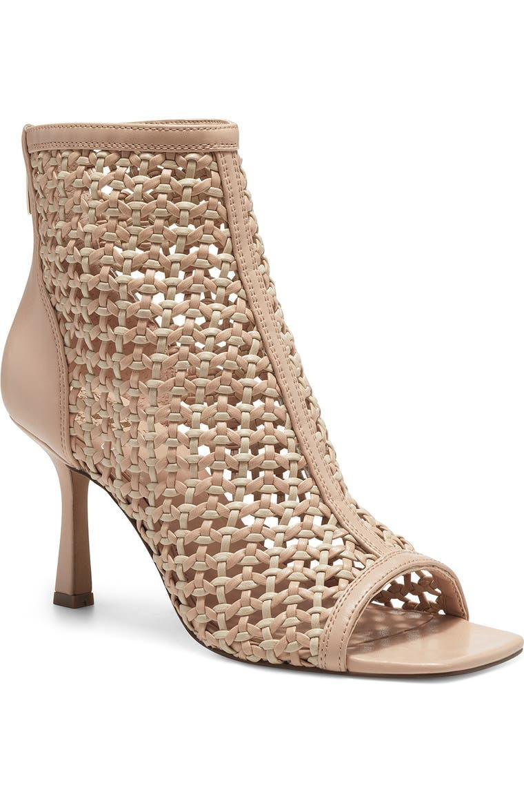 Emalani Macramé Open Toe Bootie | Nordstrom