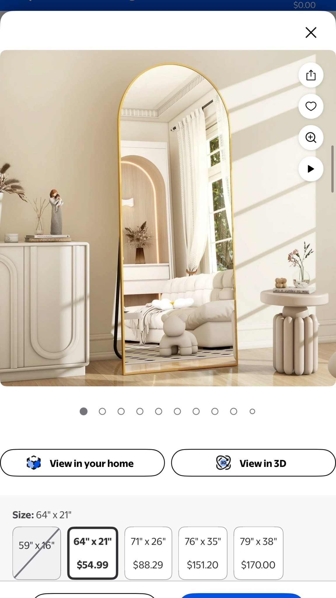 Walmart mirror on MAJOR sale! Only $49!!!

#LTKSaleAlert #LTKFindsUnder50 #LTKHome