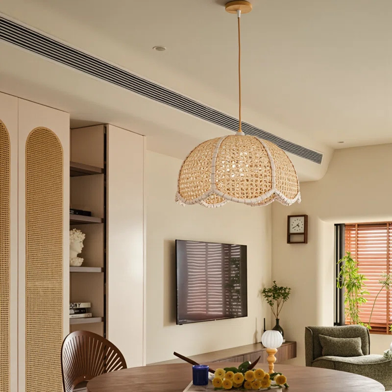 Vincennes 1 - Light Natural Geometric Pendant | Wayfair North America